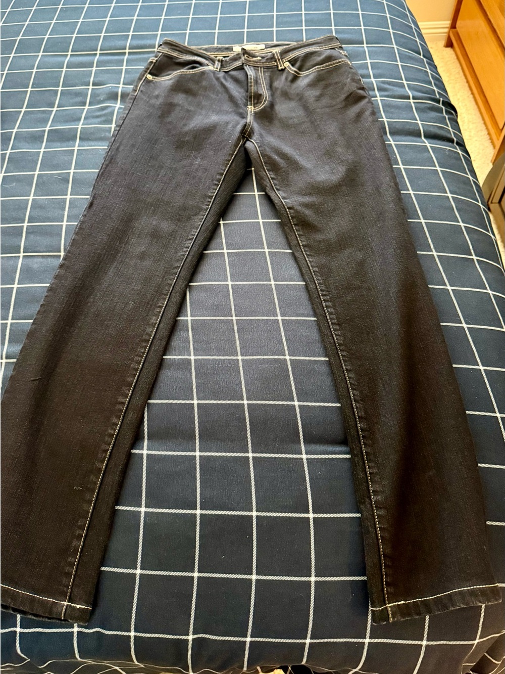 Classic Chicos Dark Wash Straight-Leg Jeans